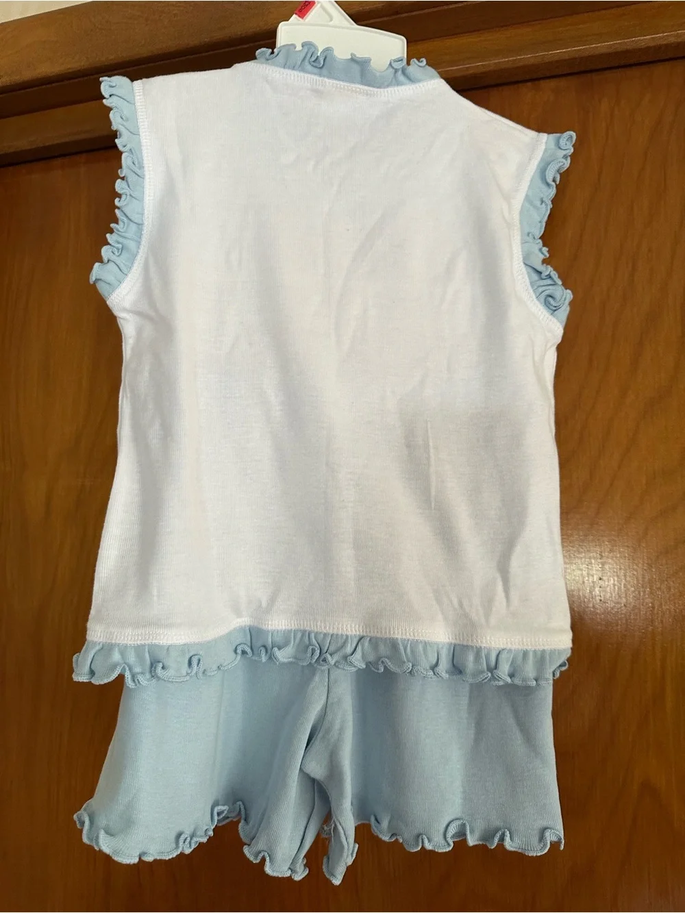 Pam GM Creations Fish Shorts Outfit Set Girls 3T NWOT Ruffle Summer Beach